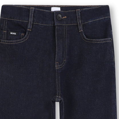 Stretch Cotton Denim Jeans for Boys