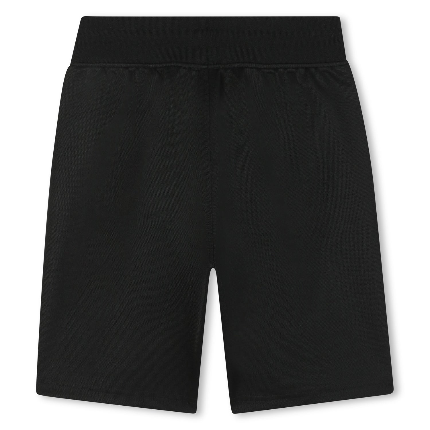 Cotton Piqué Jogging Shorts with Patch Pockets and Logo Details