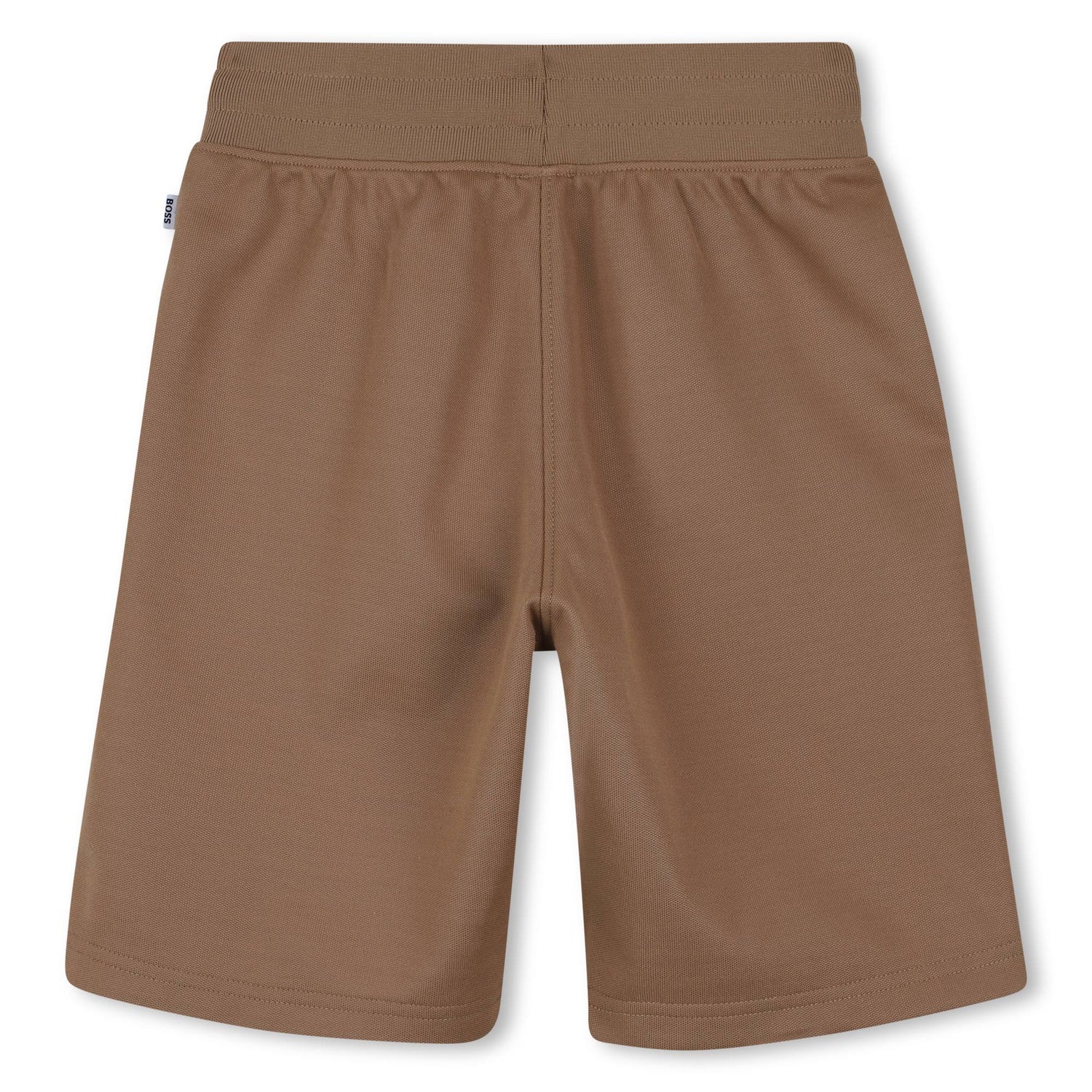 Cotton Piqué Jogging Shorts with Patch Pockets and Logo Details