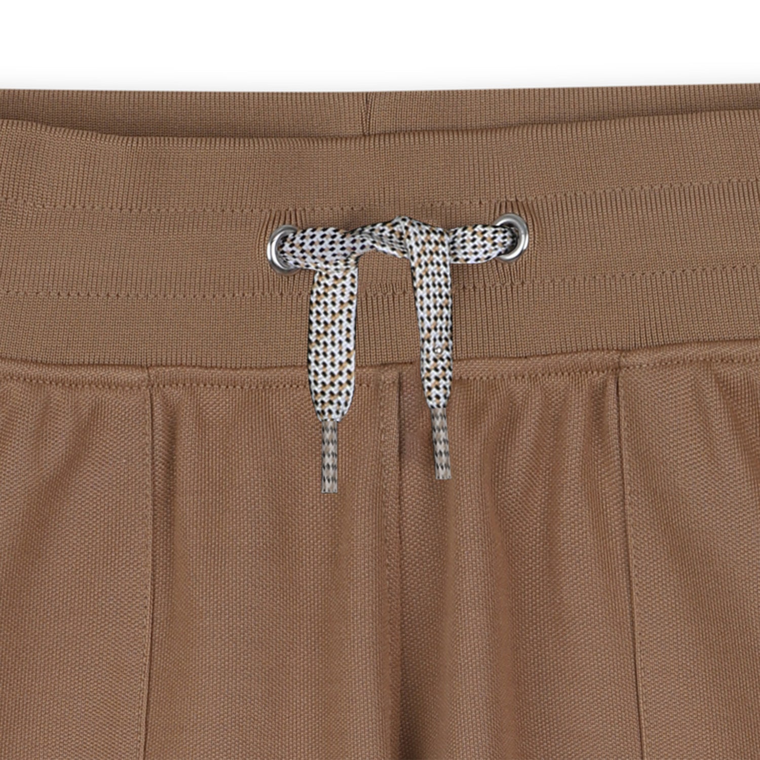 Cotton Piqué Jogging Shorts with Patch Pockets and Logo Details
