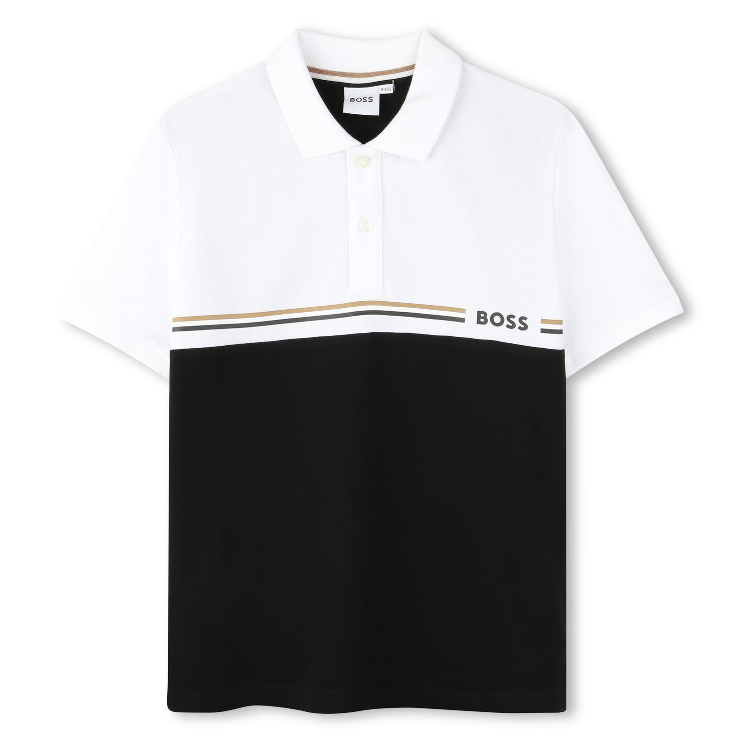 Colourblock Piqué Polo Shirt for Boys