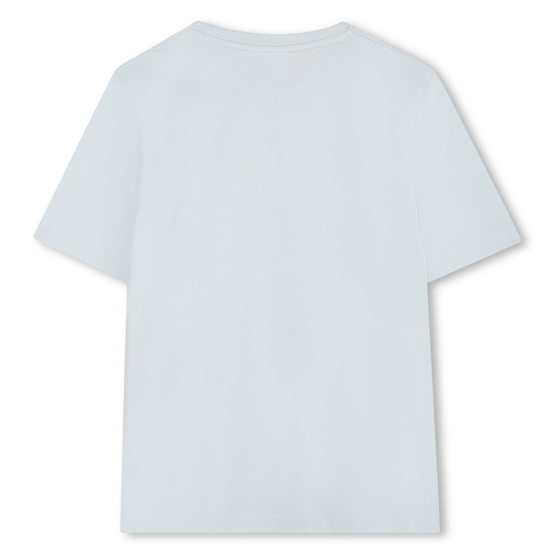 Cotton Jersey Short Sleeve T-Shirt with Fancy Logo Print