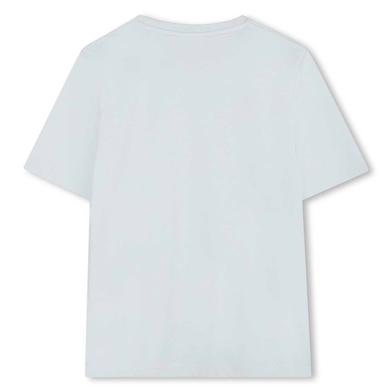 Cotton Jersey Short Sleeve T-Shirt with Fancy Logo Print