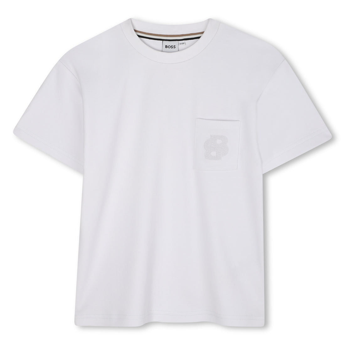 Cotton Interlock Short Sleeve T-Shirt with Embroidered Pocket Detail