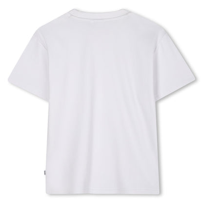 Cotton Interlock Short Sleeve T-Shirt with Embroidered Pocket Detail