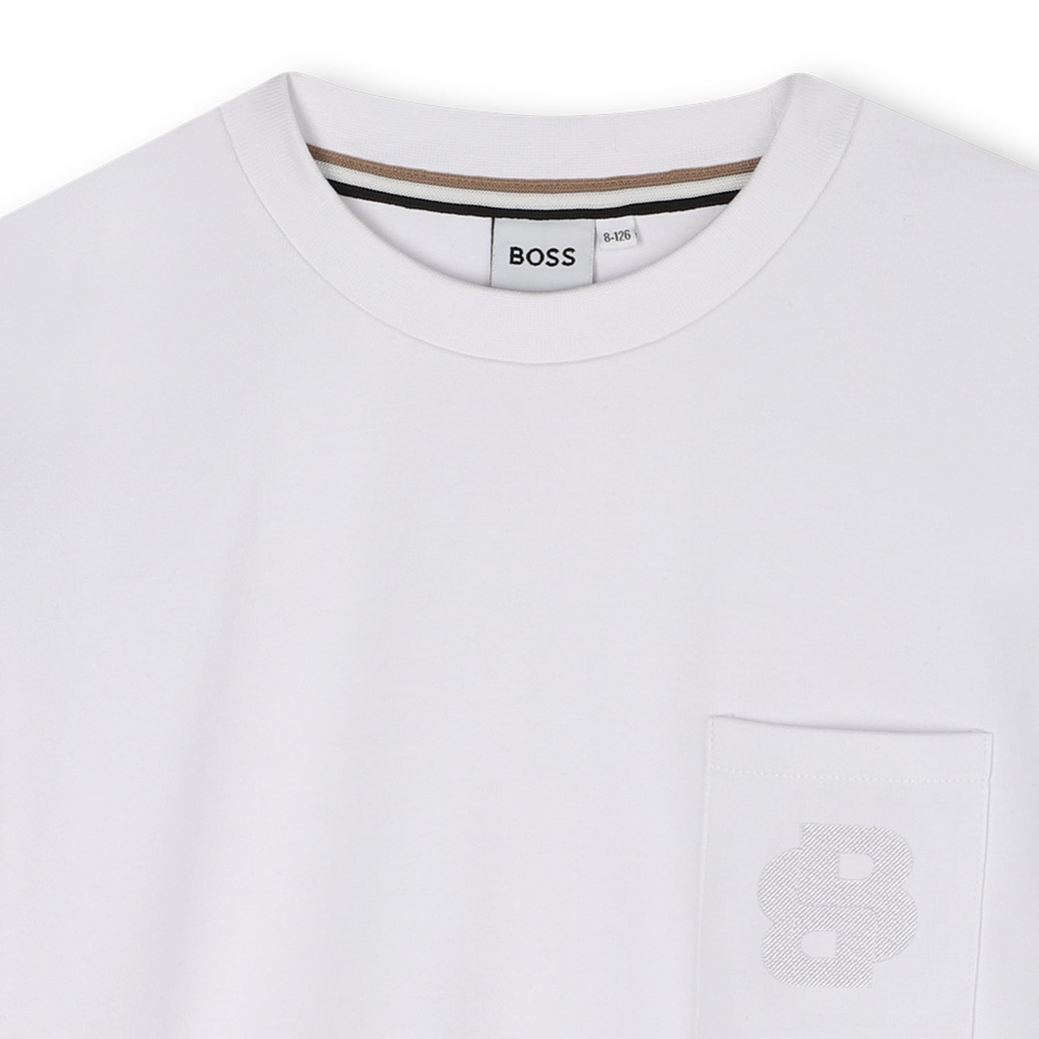 Cotton Interlock Short Sleeve T-Shirt with Embroidered Pocket Detail