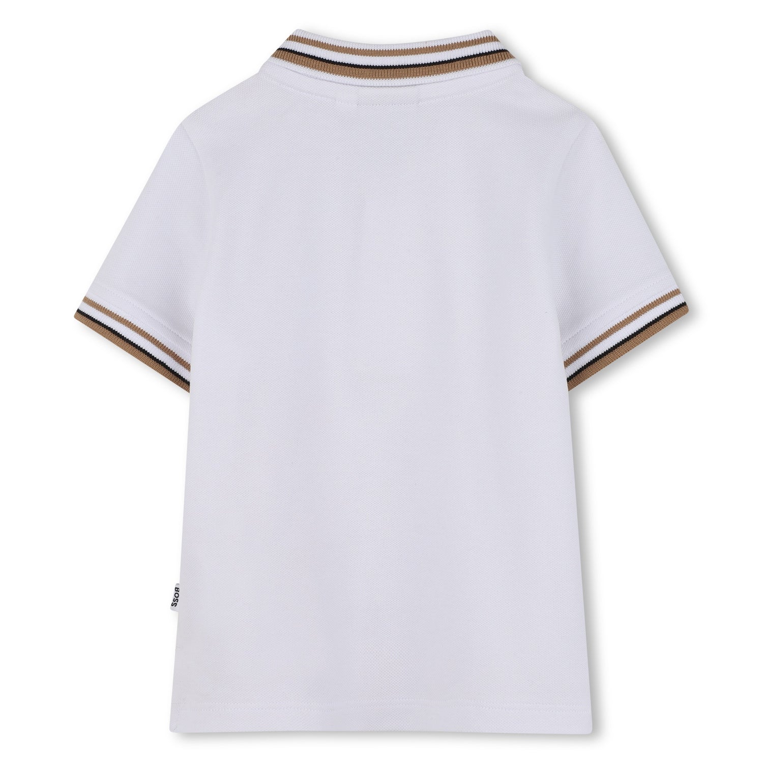 Short-Sleeved Cotton Polo Shirt for Boys