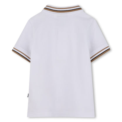 Short-Sleeved Cotton Polo Shirt for Boys