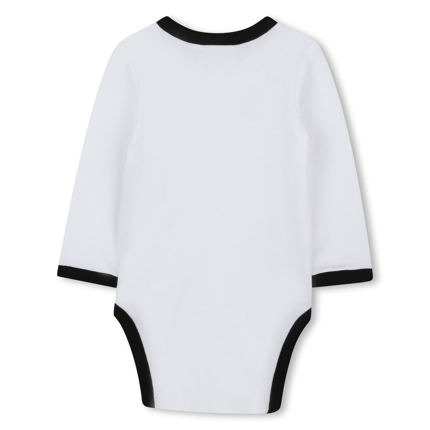 White and Black Cotton Newborn Gift Set with Babygrow, Bodysuit and Two Hats