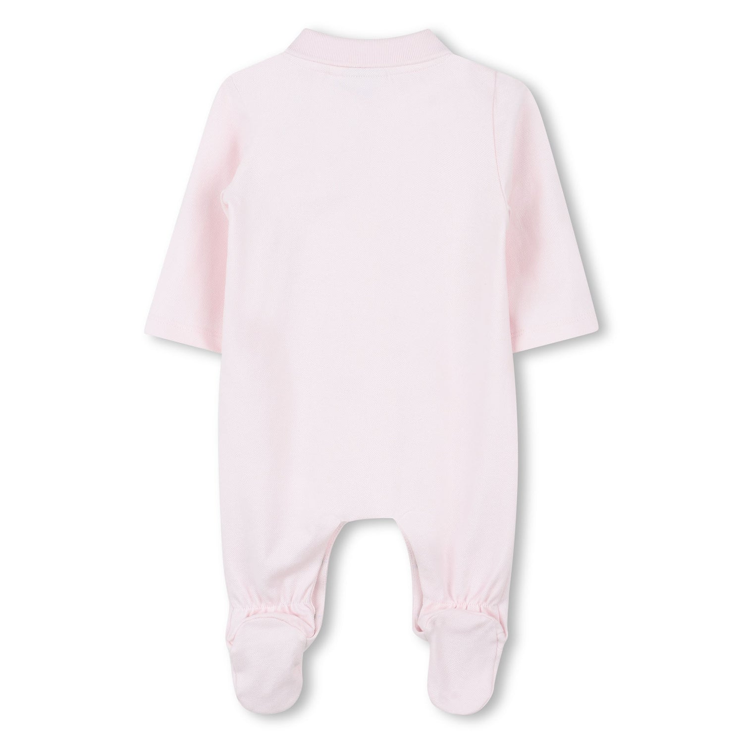 Organic Cotton Pyjamas with Polo Collar and Logo Print