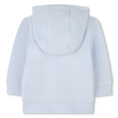 Baby boys light blue hoodie, trousers and long sleeve T-shirt set