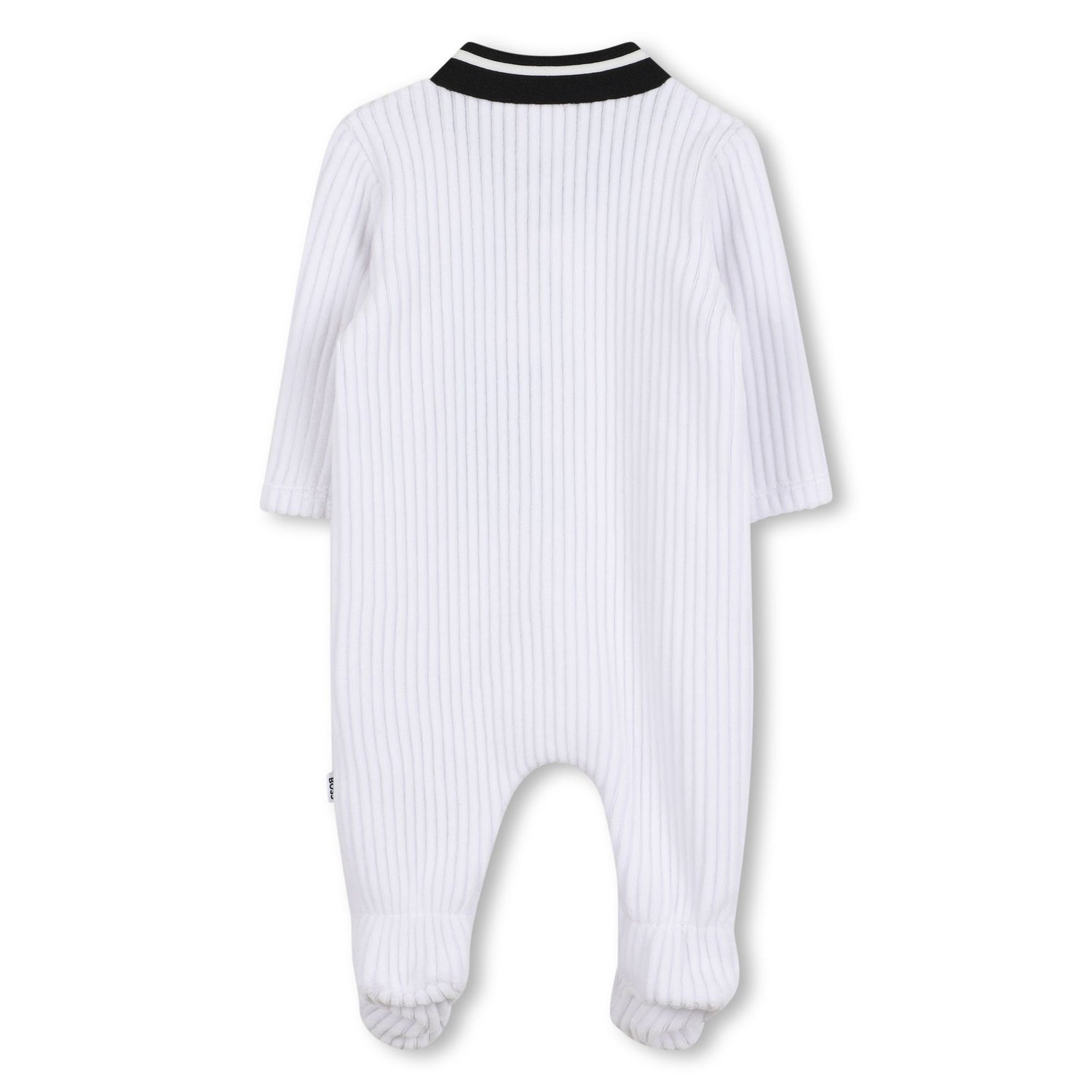 Corduroy Pyjamas and Hat Set with Logo Details