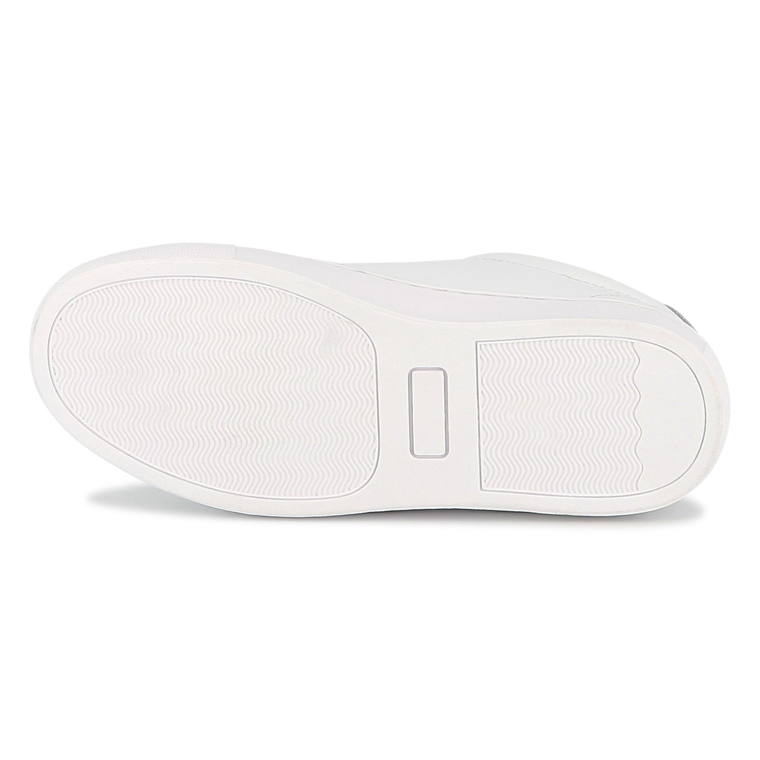Cow Leather Trainers with Branded Details and TPR Outsole