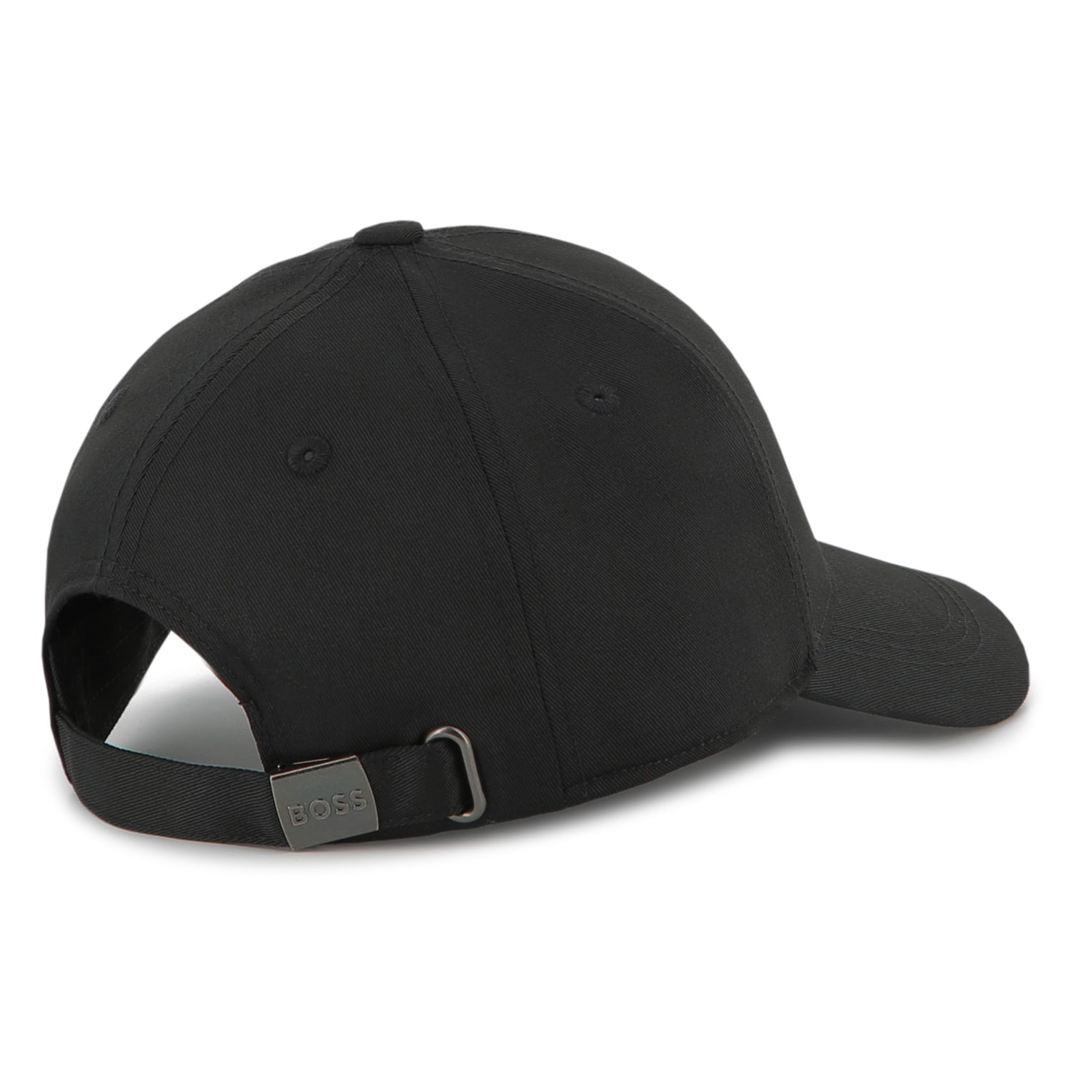 Twill Cap with Branded Embroidery and Adjustable Metal Buckle