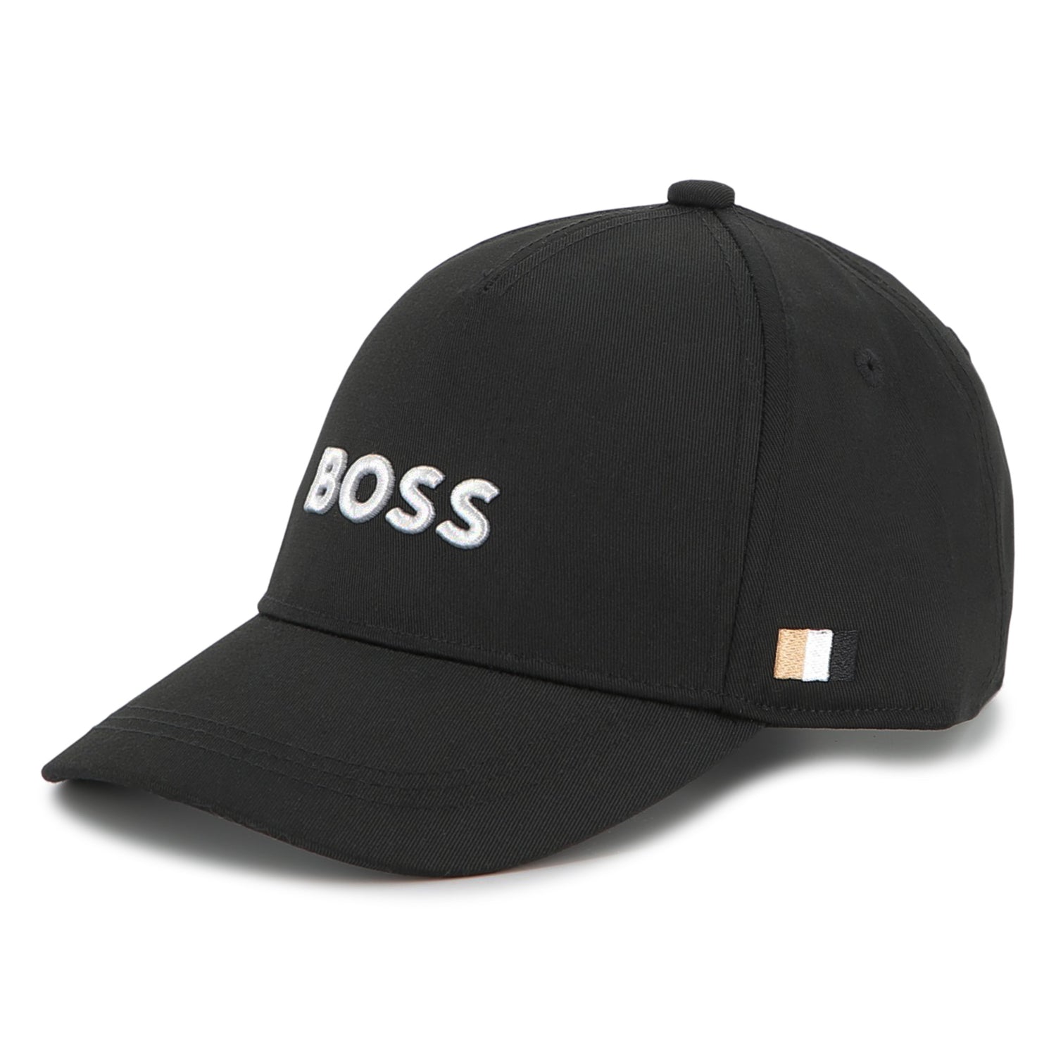 Twill Cap with Branded Embroidery and Adjustable Metal Buckle