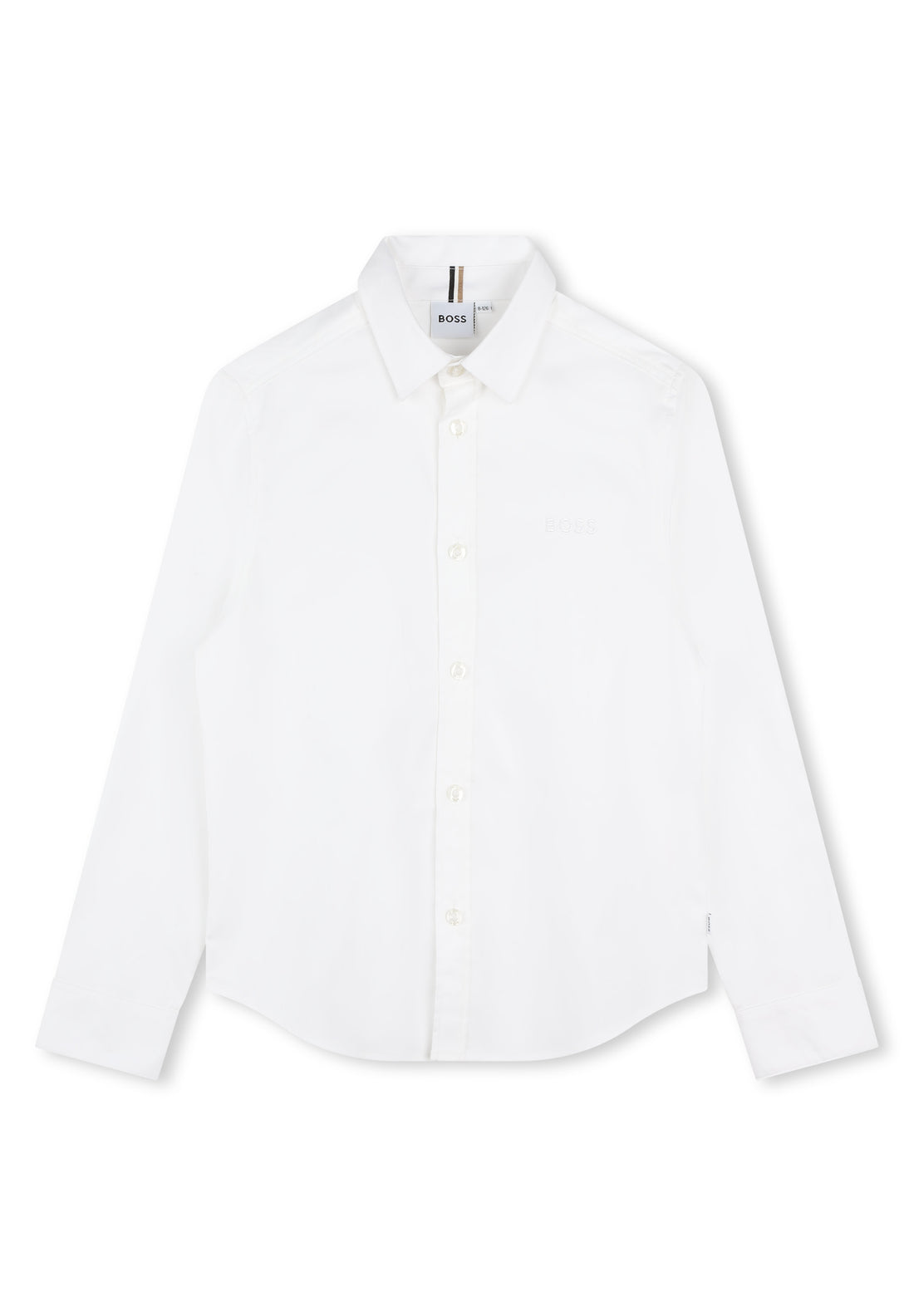 White Oxford Cotton Long Sleeve Shirt Hugo Boss