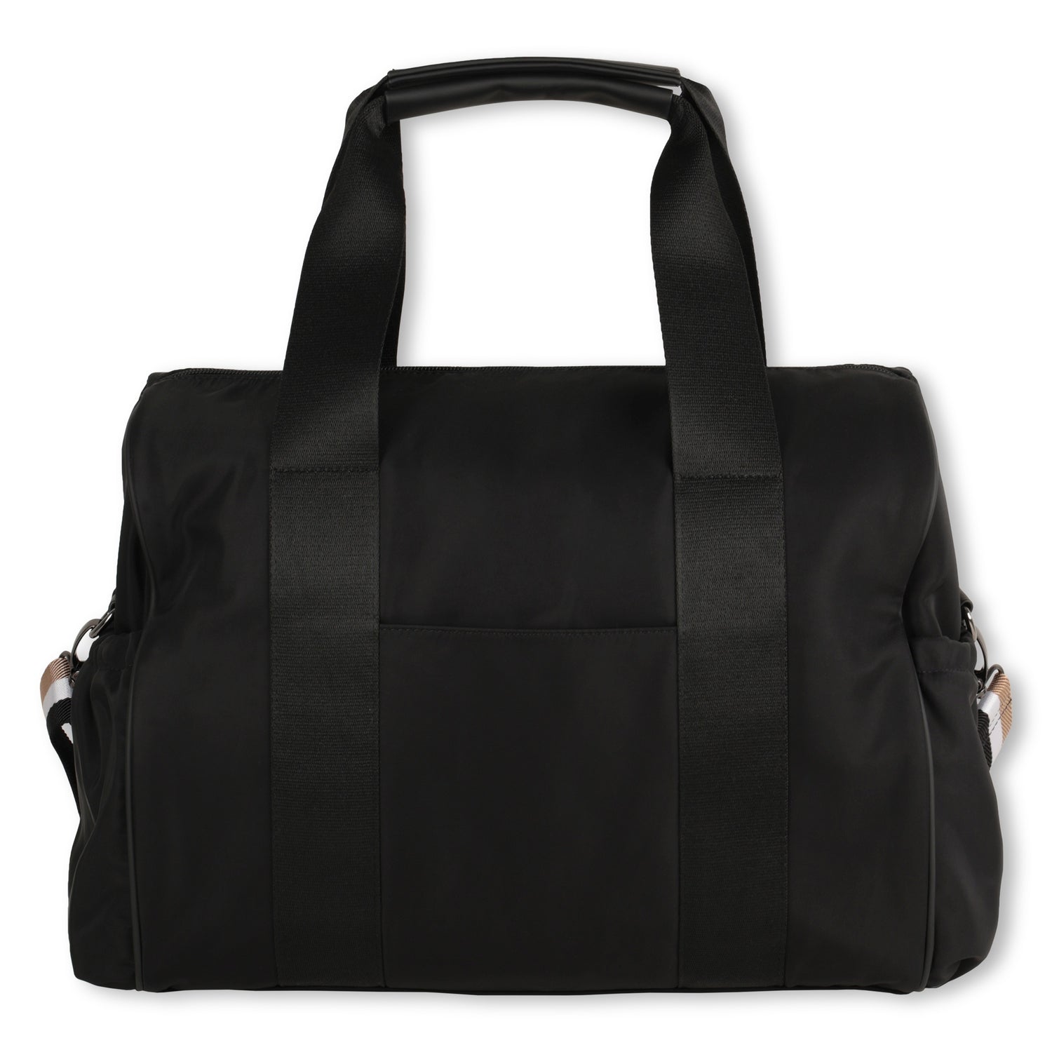 Coated Fabric Changing Bag with Tricolour Strap and Accessories