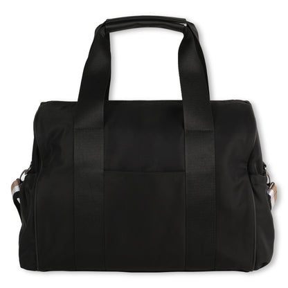 Coated Fabric Changing Bag with Tricolour Strap and Accessories