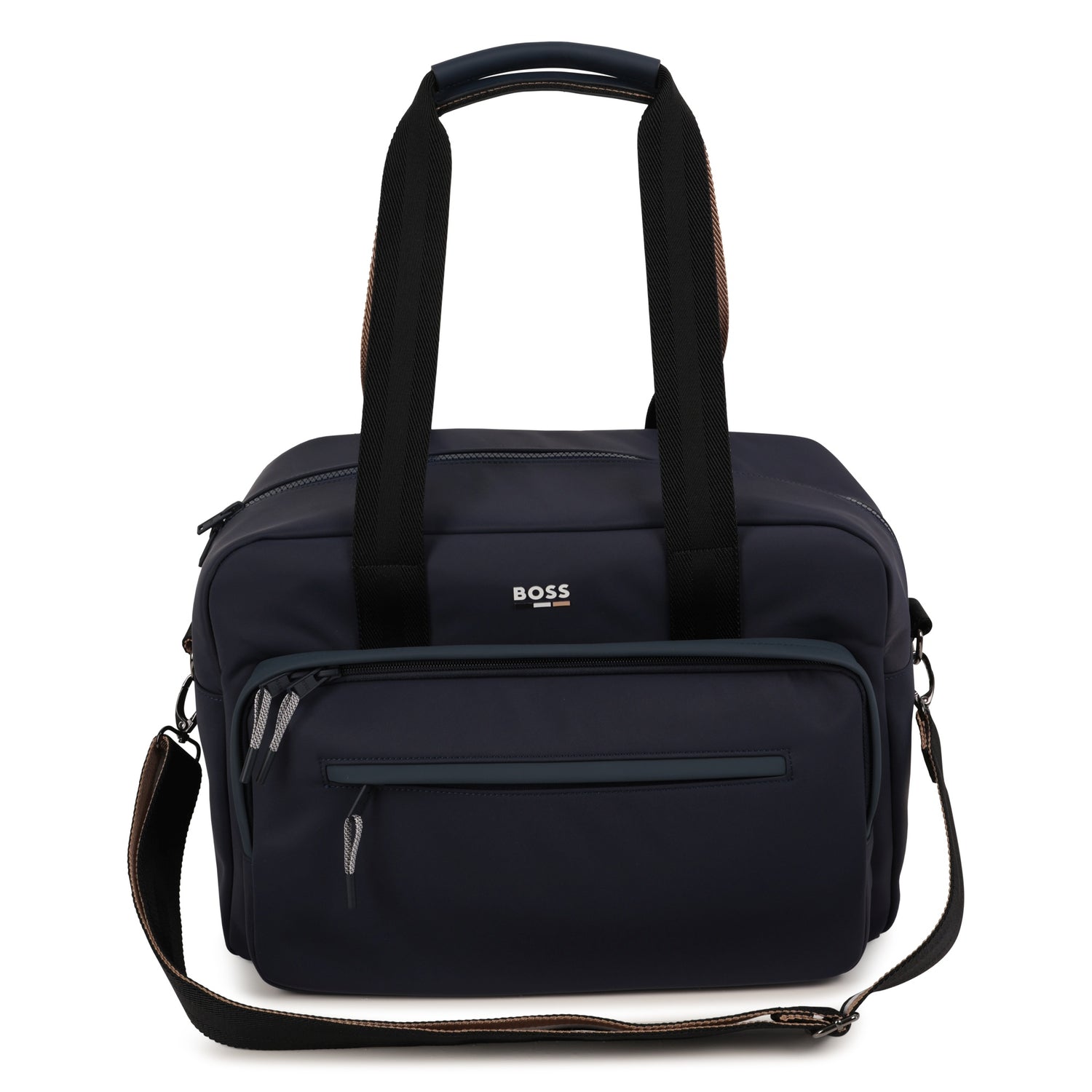 Navy Blue Nylon Changing Bag with Changing Mat and Accessories