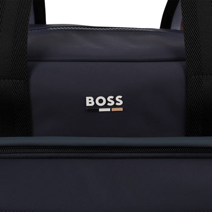 Navy Blue Nylon Changing Bag with Changing Mat and Accessories