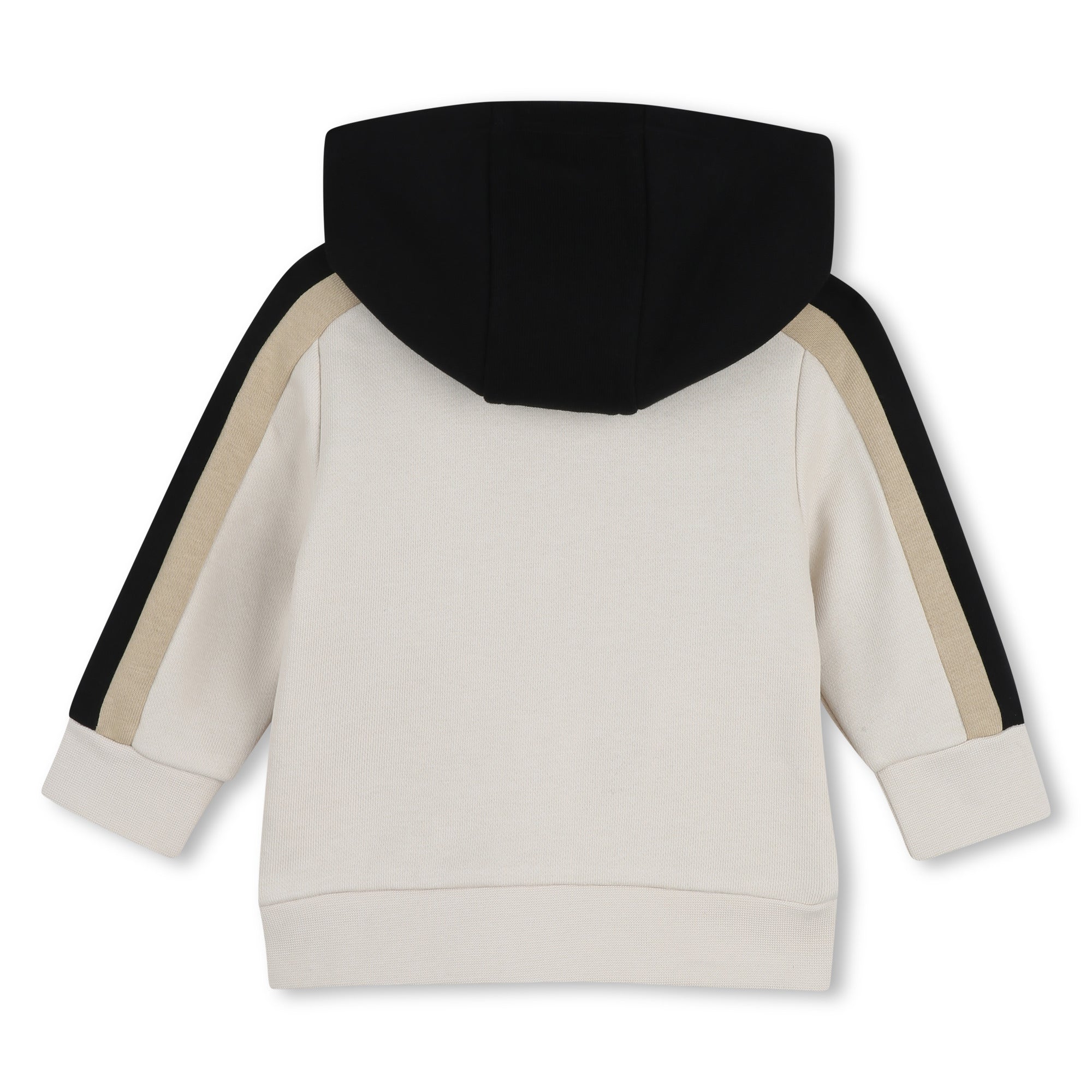 Baby Two Piece Hooded Tracksuit in Stone and Black Hugo Boss