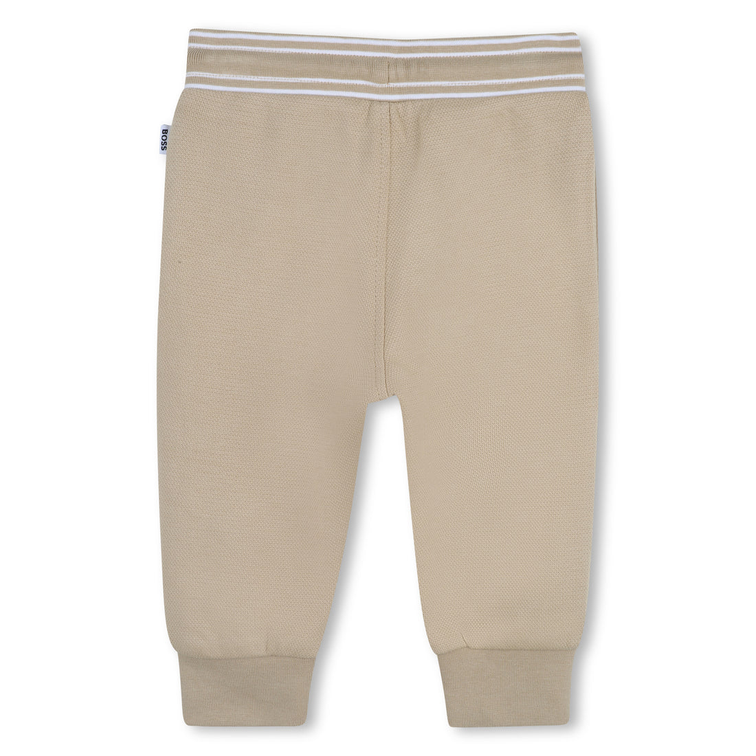 Baby Cotton Jogging Pants in Beige Hugo Boss