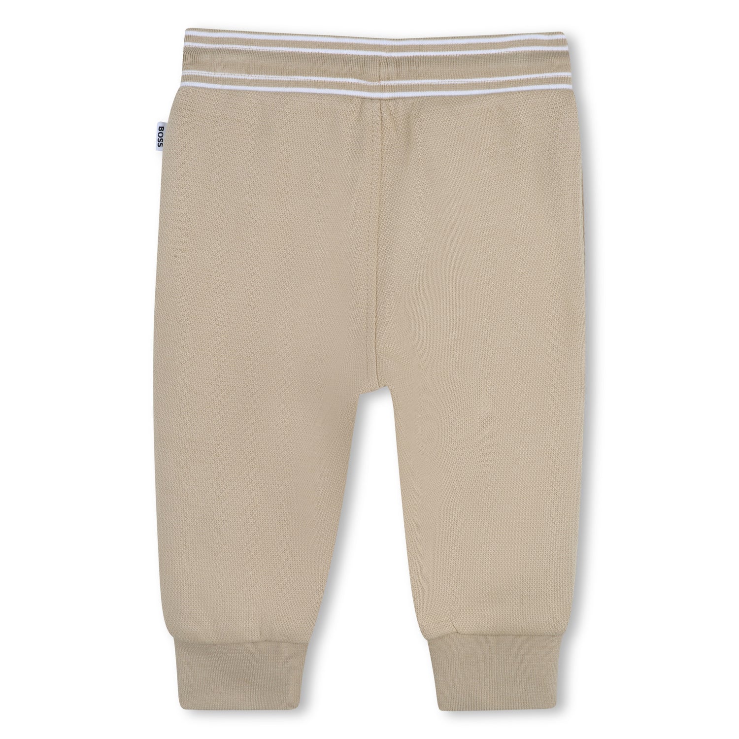 Baby Cotton Jogging Pants in Beige Hugo Boss