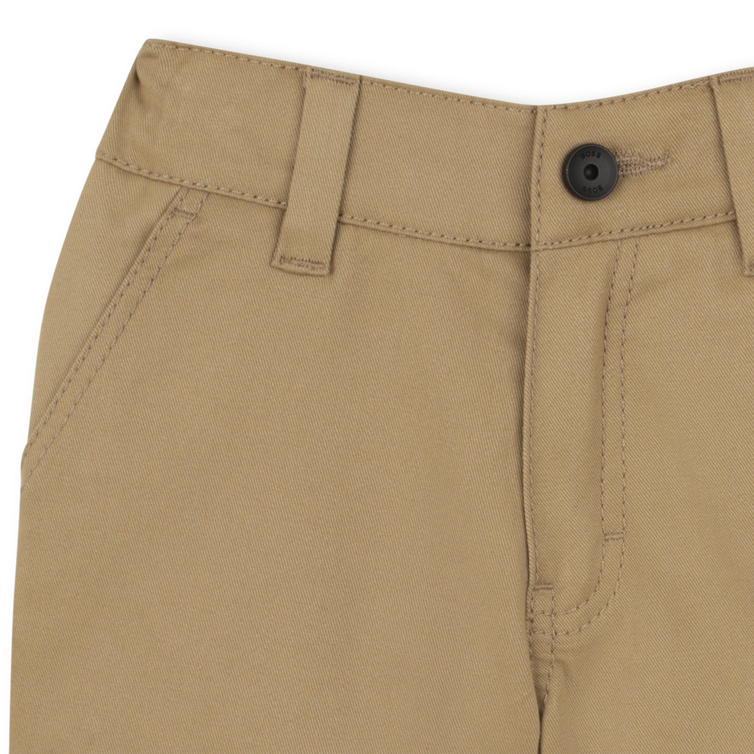 Cotton Chino Shorts with Stretch Comfort Hugo Boss