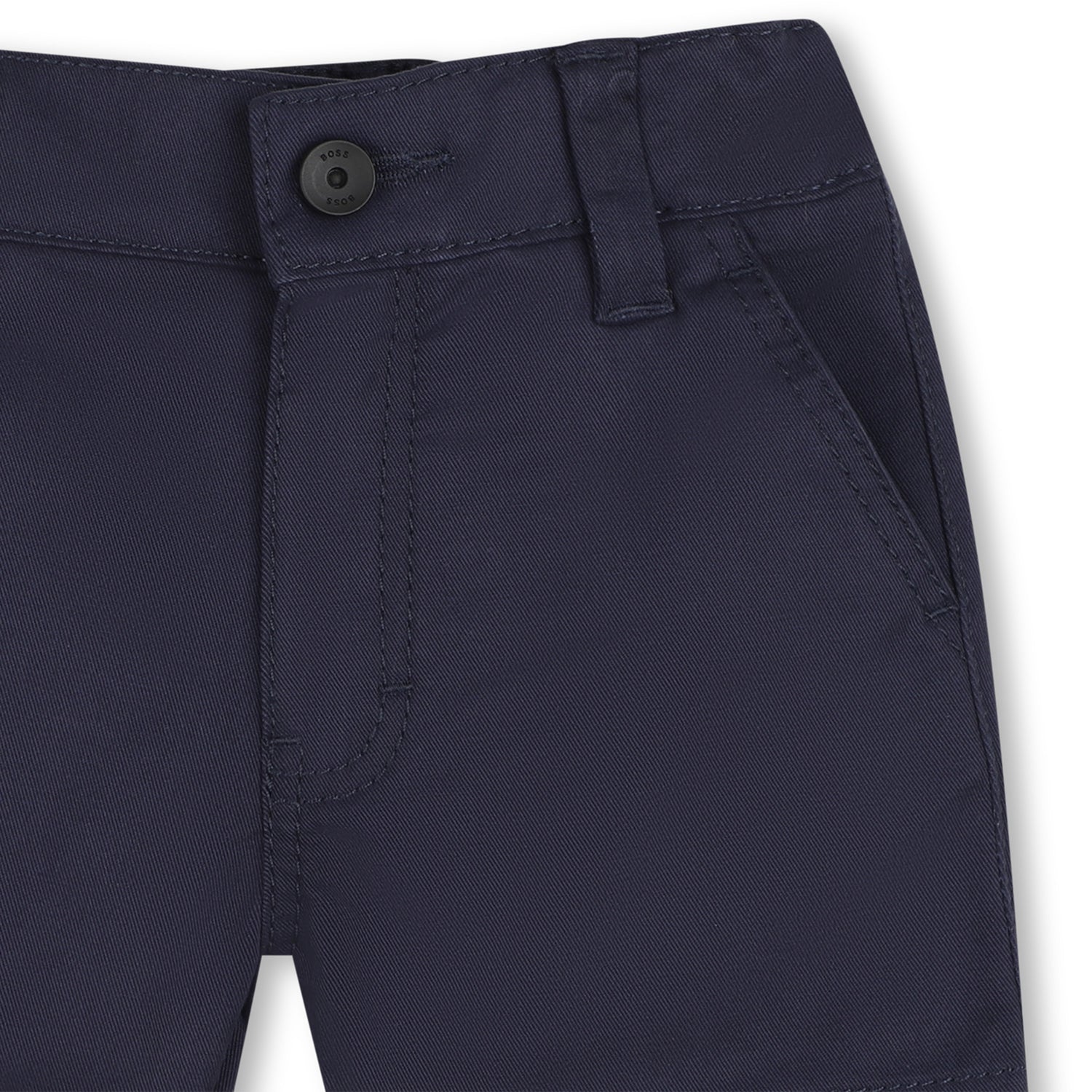 Cotton Chino Shorts with Stretch Finish Hugo Boss