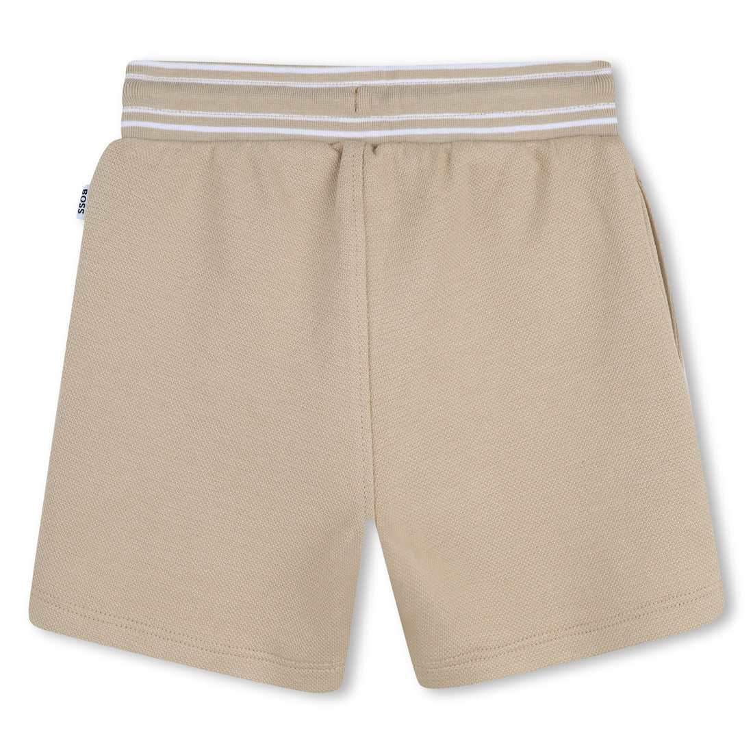 Baby Cotton Bermuda Shorts in Beige Hugo Boss