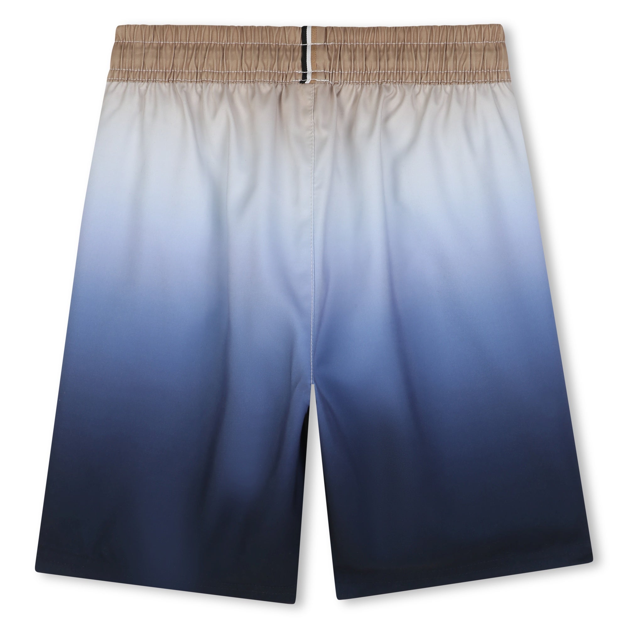 Boys Color-Gradient Polyester Swim Shorts in Blue Hugo Boss