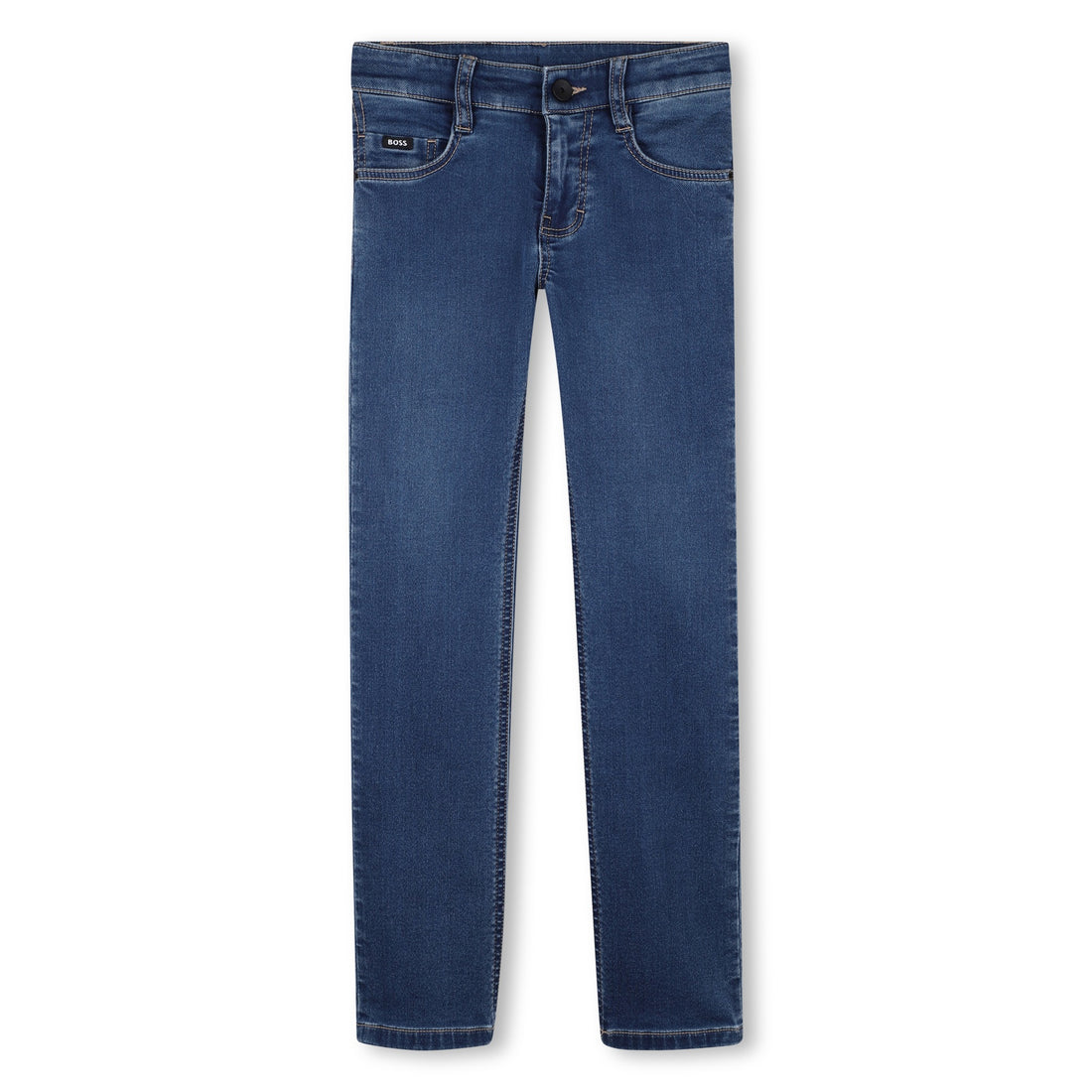 Boys Slim Fit Denim Pants in Blue Hugo Boss
