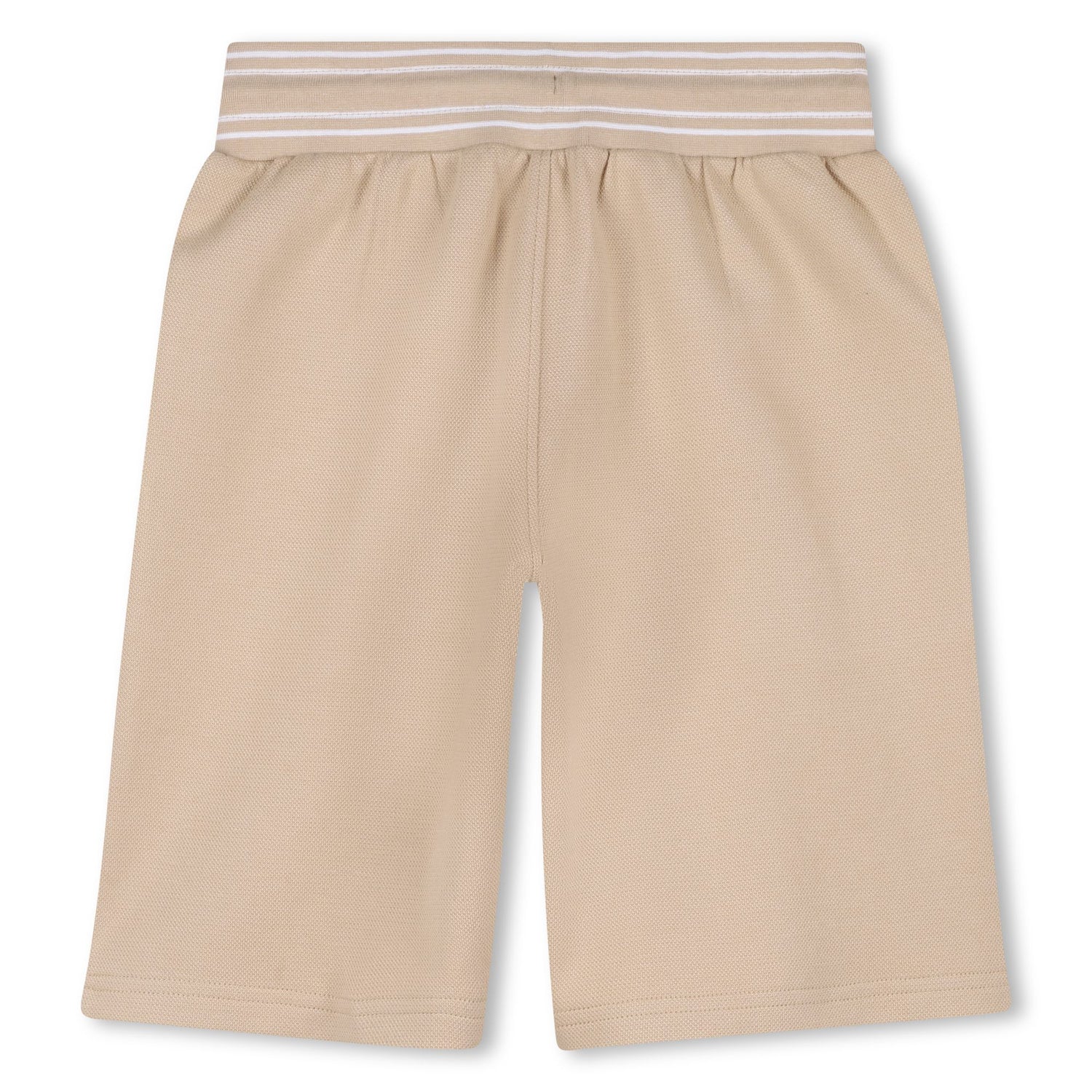 Boys Piqué Jogging Shorts in Beige Hugo Boss