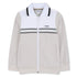 Boys Stretchy Polo Cardigan in Ivory Hugo Boss