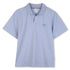 Boys Quilted Cotton Piqué Polo Shirt in Blue Hugo Boss