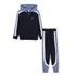 Boys Color-Block Fleece Tracksuit Set in Navy Hugo Boss