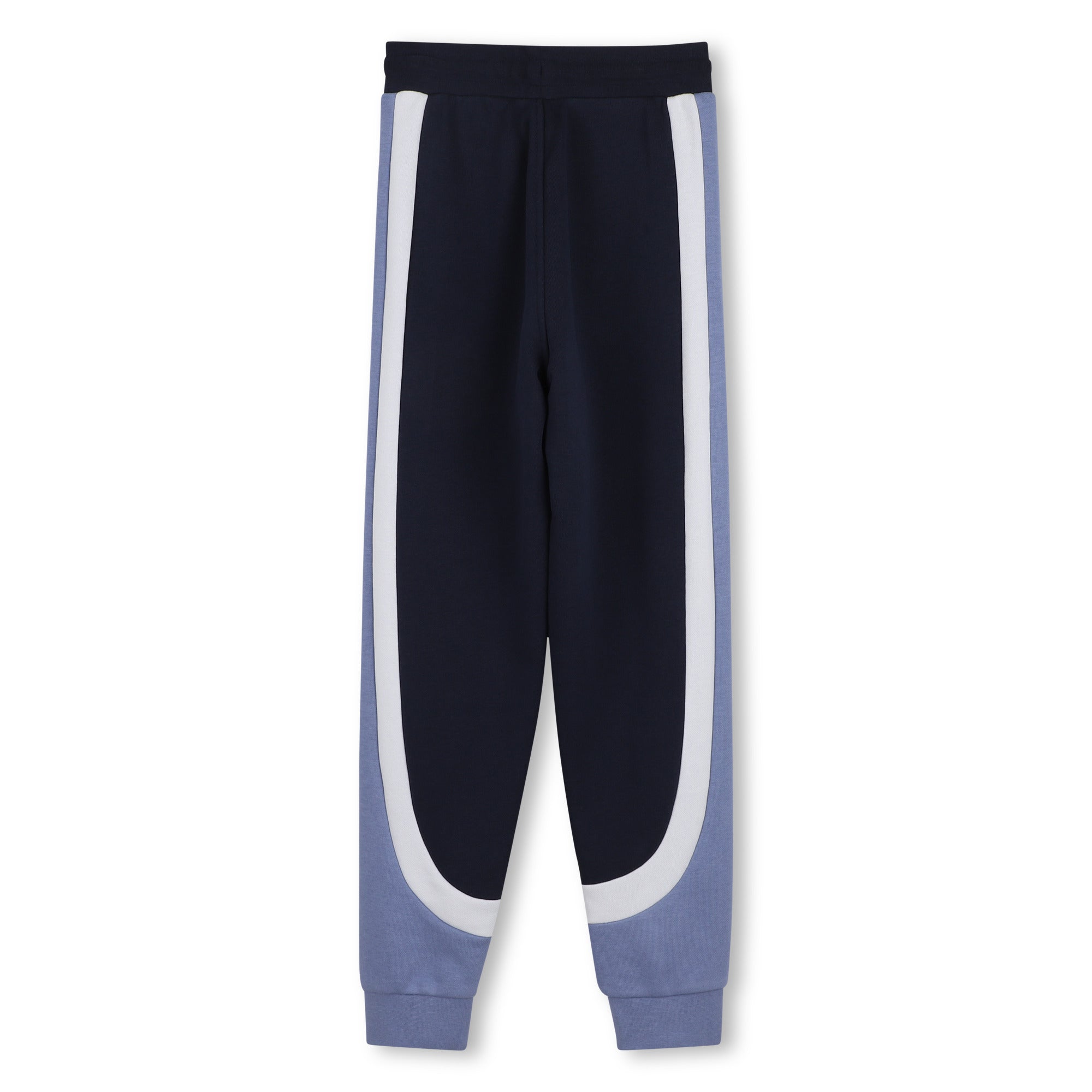 Boys Color-Block Fleece Tracksuit Set in Navy Hugo Boss