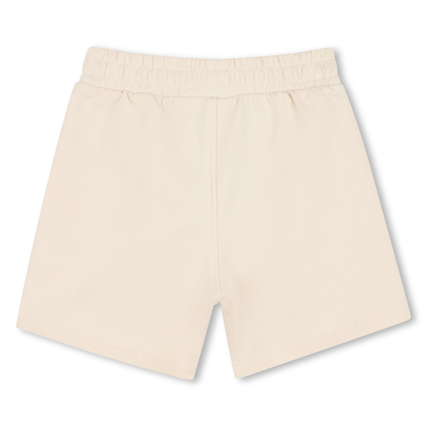 Baby T-Shirt, Sleeveless Hoodie, and Shorts Set in Beige Hugo Boss