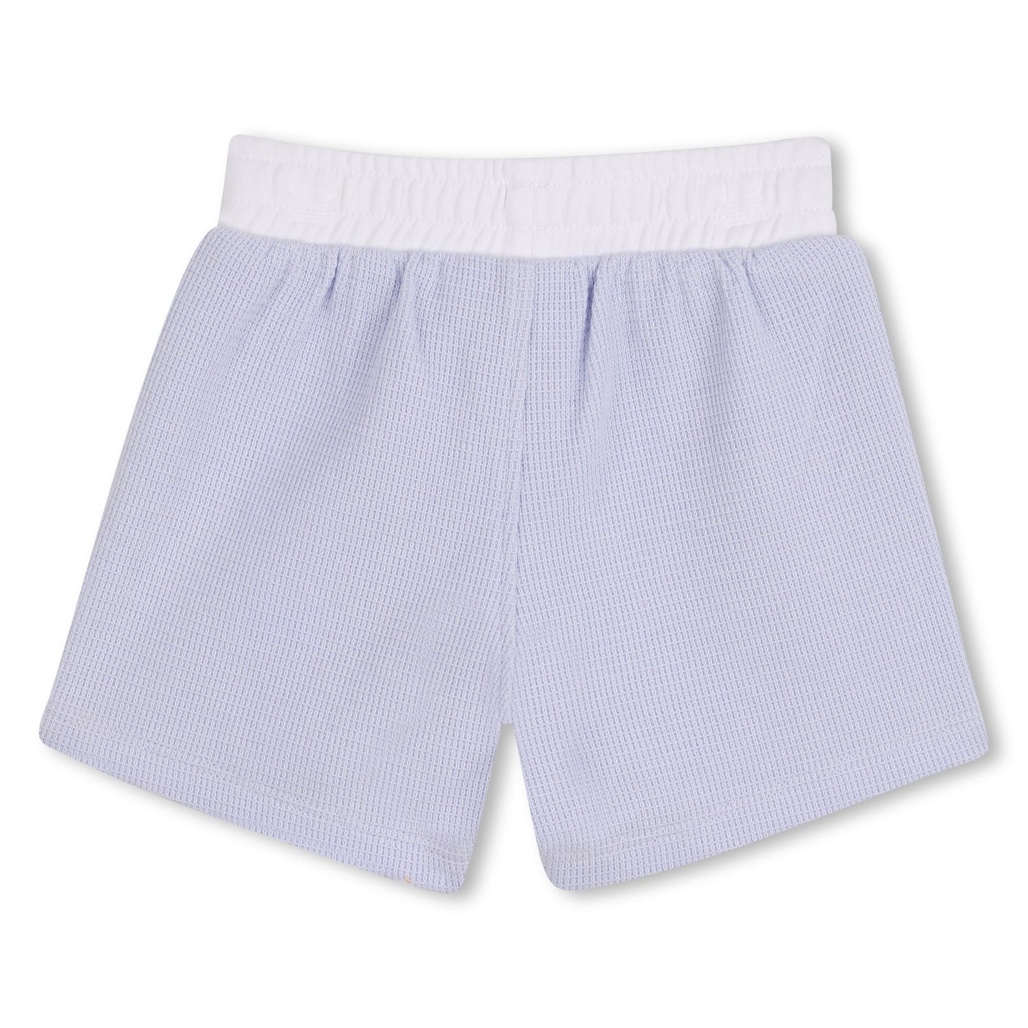 Baby Polo Shirt and Shorts Set in Light Blue and White Hugo Boss