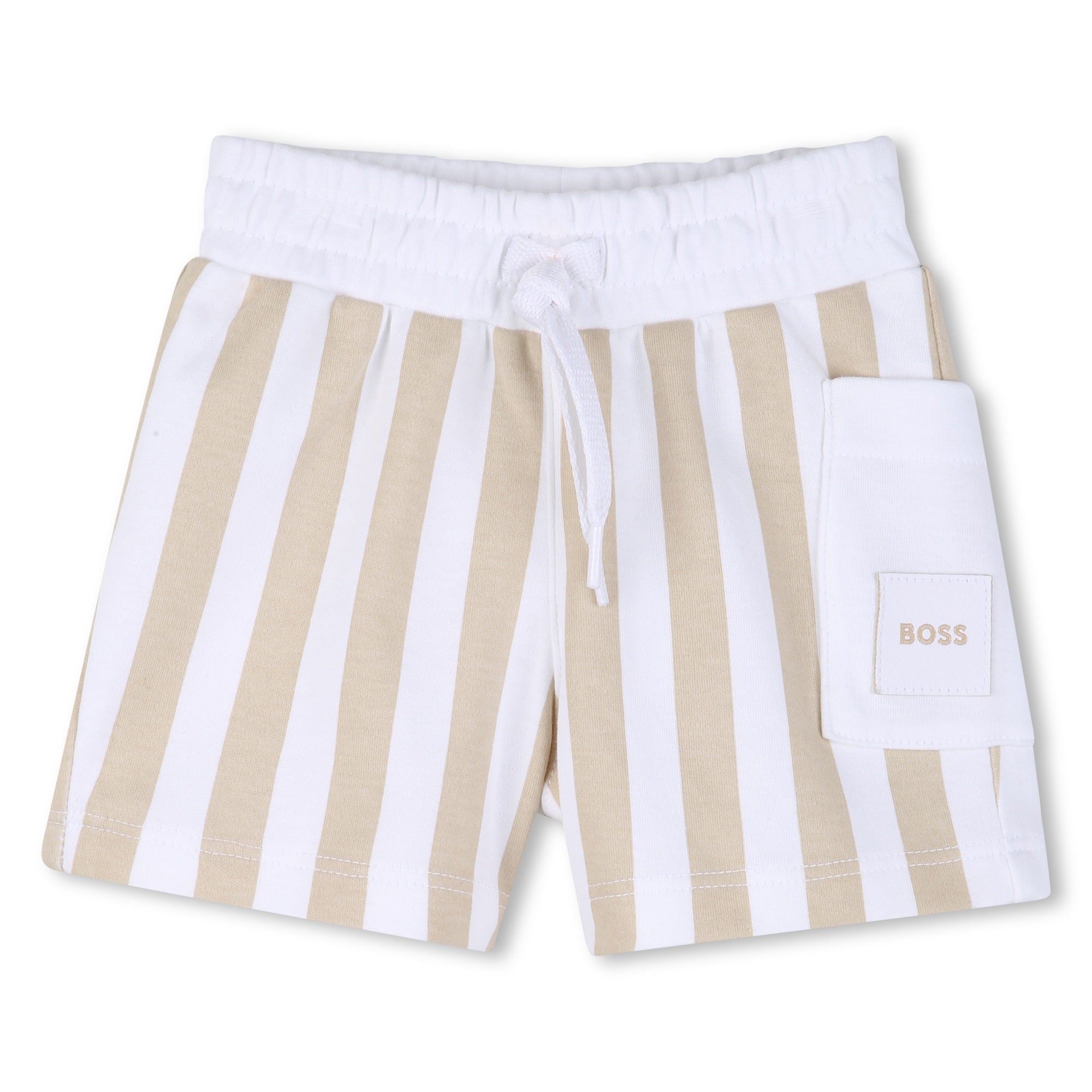 Organic Cotton T-Shirt &amp; Stripe Shorts Gift Set Hugo Boss