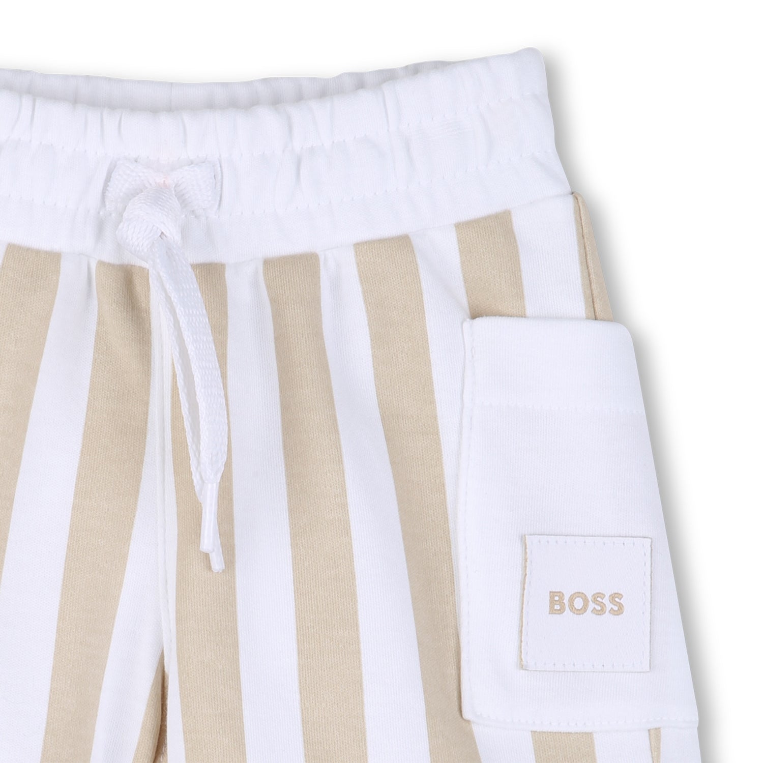 Organic Cotton T-Shirt &amp; Stripe Shorts Gift Set Hugo Boss