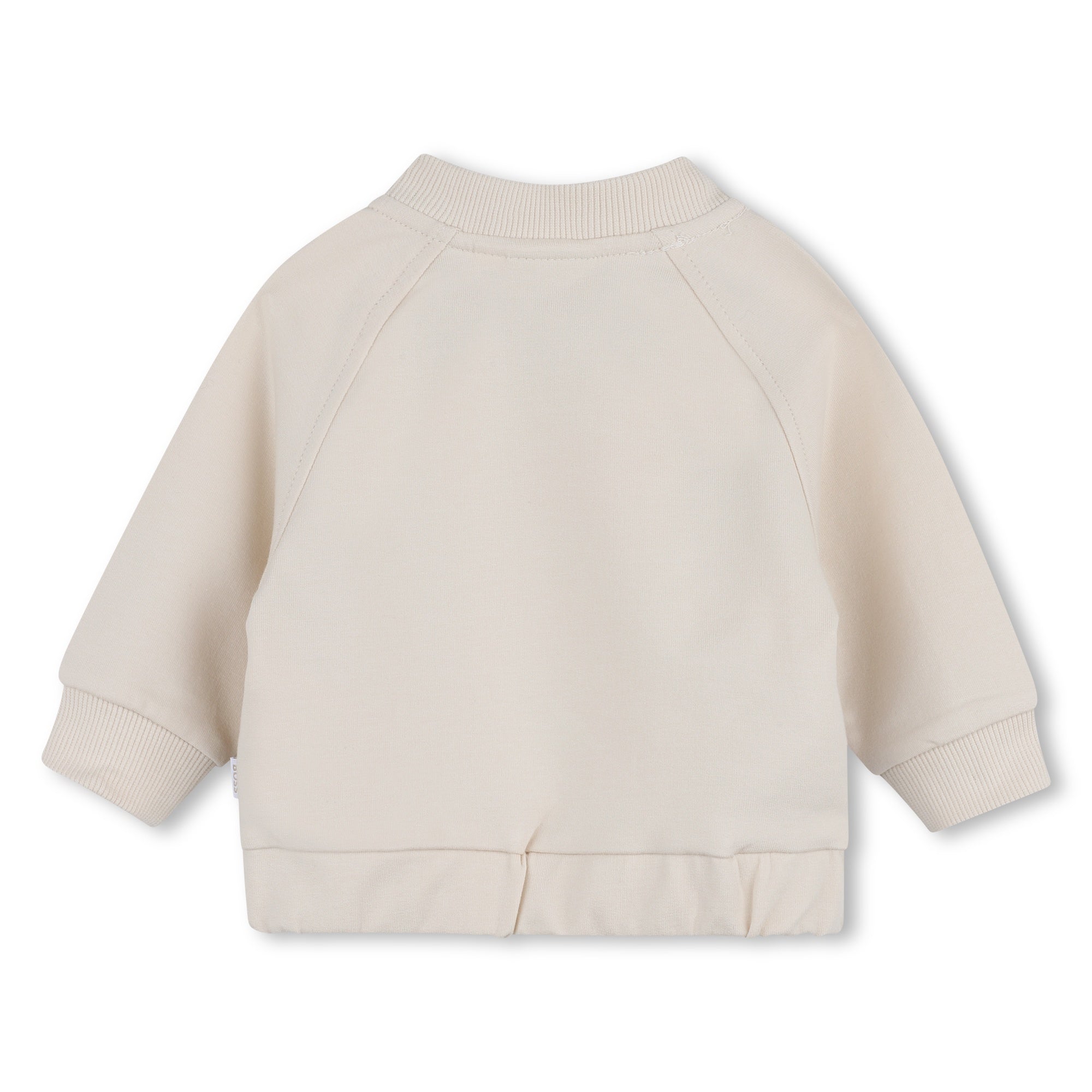 Baby Cardigan, T-Shirt, and Trousers Set in Beige and White Hugo Boss