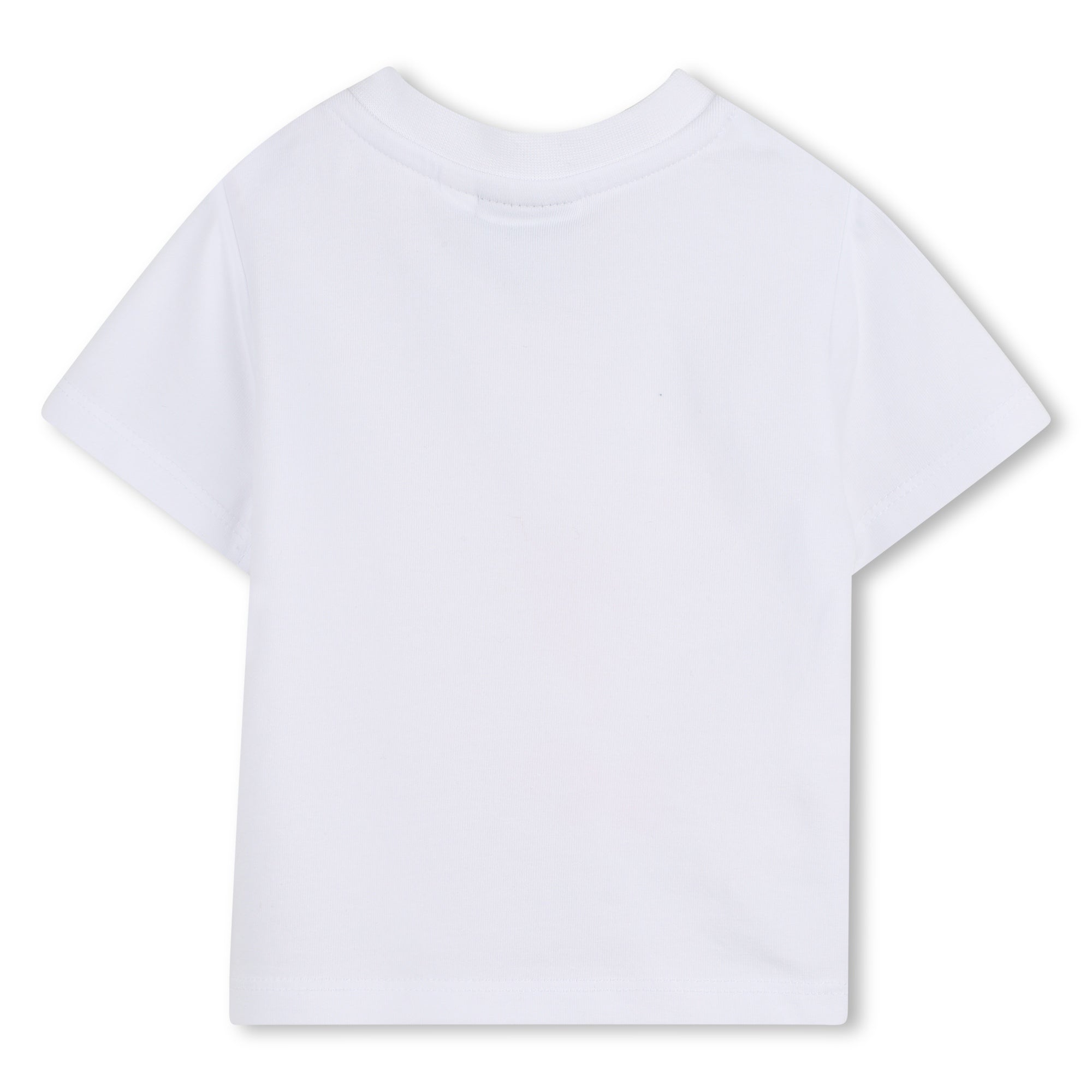 Baby Cardigan, T-Shirt, and Trousers Set in Beige and White Hugo Boss