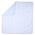 Baby "My First" Bi-Face Striped Blanket in Light Blue Hugo Boss