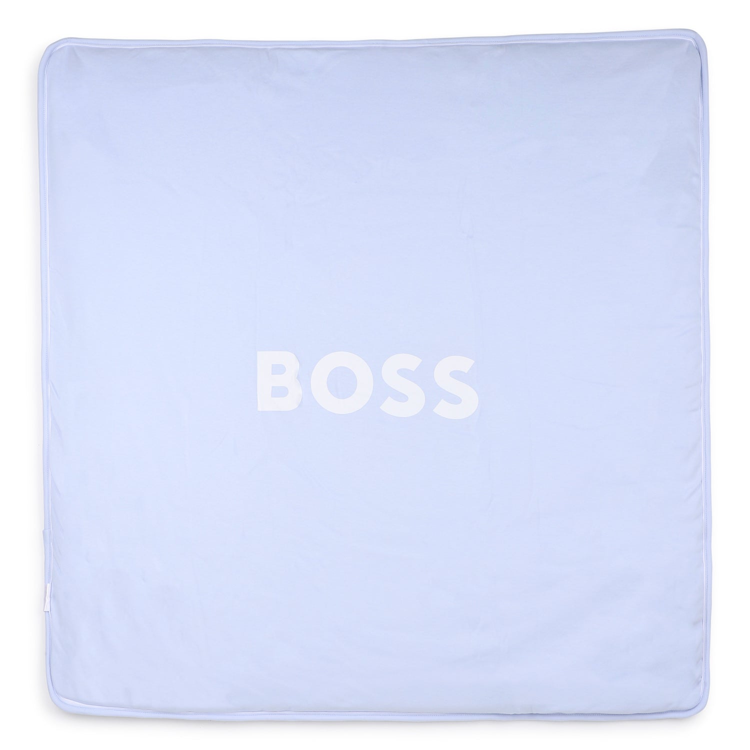 Baby "My First" Bi-Face Striped Blanket in Light Blue Hugo Boss