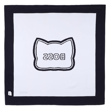 Baby "My First Blanket" in Navy and White Hugo Boss