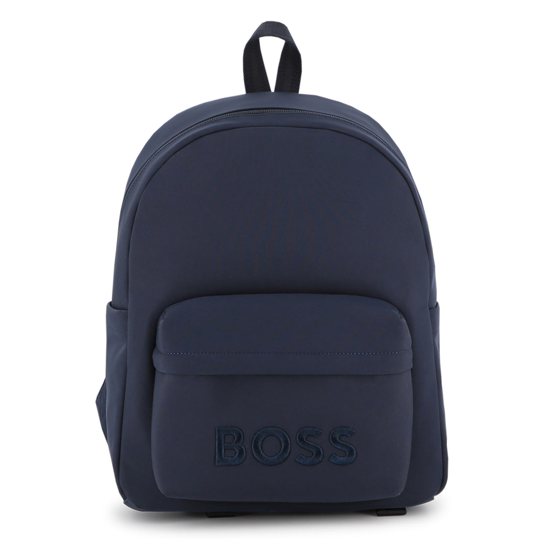 Boys Logo Matte Backpack in Navy Hugo Boss