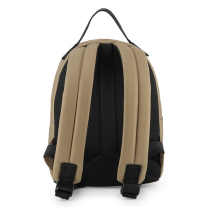 Boys Small Logo Backpack in Khaki Hugo Boss