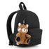 Boys Small Logo Backpack with Removable Soft Toy in Black Hugo Boss
