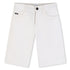 Cotton Denim Shorts with Signature Details Hugo Boss